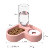 Heart Shaped Pet Bowl, Automatic Cat Water Fountain, Anti-wet Mouth Dog Bowl, Pet Feeding Water Dispenser