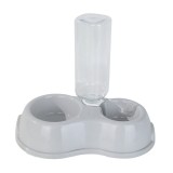 Pet Feeder Water Dispenser, Automatic Drinking Bottle Double Bowl, Cat Food Water Bowl Daily Pet Supplies