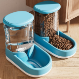 Unplugged Pet Water Fountain, Auto Cat Dog Drinking Feeder, Circulating Flowing Water Pet Water Bottle for Indoor Use