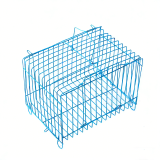 S Size Small Pet Cage, Half Round Pillow Bird Cage, Transport Cage for Rabbit Quail Parrot, Factory Spot Supply Stackable Cage