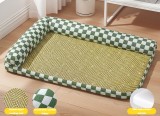 Summer Pet Cooling Mat Washable Dog Bed, Breathable Ice Lying Pad, Detachable Cooling Nest for Dogs Cats