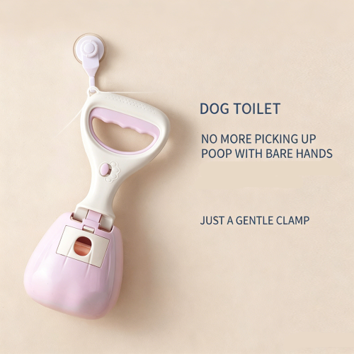 Portable Dog Poop Scooper, Outdoor Pet Waste Picker with Built-in Poop Bags, Convenient Pet Cleaning Tool