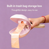 Portable Dog Poop Scooper, Outdoor Pet Waste Picker with Built-in Poop Bags, Convenient Pet Cleaning Tool