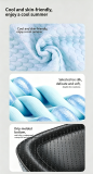 Summer Cooling Pet Bed Mat, 3D Ice Bead Cooling Pad, Breathable Pet Cool Mat for Dogs Cats Home Use