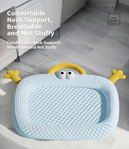 Summer Cooling Pet Bed Mat, 3D Ice Bead Cooling Pad, Breathable Pet Cool Mat for Dogs Cats Home Use