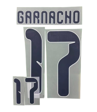Garnacho #17 Argentina 2026 World Cup Home Football Soccer Name & Number Set