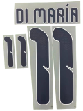 Di Maria #11 Argentina 2026 World Cup Home Football Soccer Name & Number Set