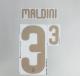 MALDINI #3 Italy 2026 World Cup Home Football Soccer Name & Number Set