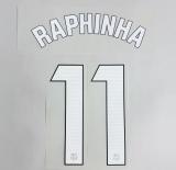 RAPHINHA #11 FC Barcelona 2025-26 Third Away La Liga Football Soccer Name & Number Set