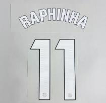 RAPHINHA #11 FC Barcelona 2025-26 Third Away La Liga Football Soccer Name & Number Set