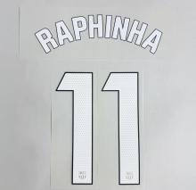 RAPHINHA #11 FC Barcelona 2025-26 Third Away La Liga Football Soccer Name & Number Set