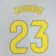 KOUNDE #23 FC Barcelona 2025-26 Home & Fourth Away UCL Football Soccer Name & Number Set