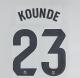 KOUNDE #23 FC Barcelona 2025-26 Away UCL Football Soccer Name & Number Set