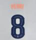 PEDRI #8 FC Barcelona 2025-26 Third Away UCL Football Soccer Name & Number Set
