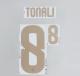TONALI #8 Italy 2026 World Cup Home Football Soccer Name & Number Set