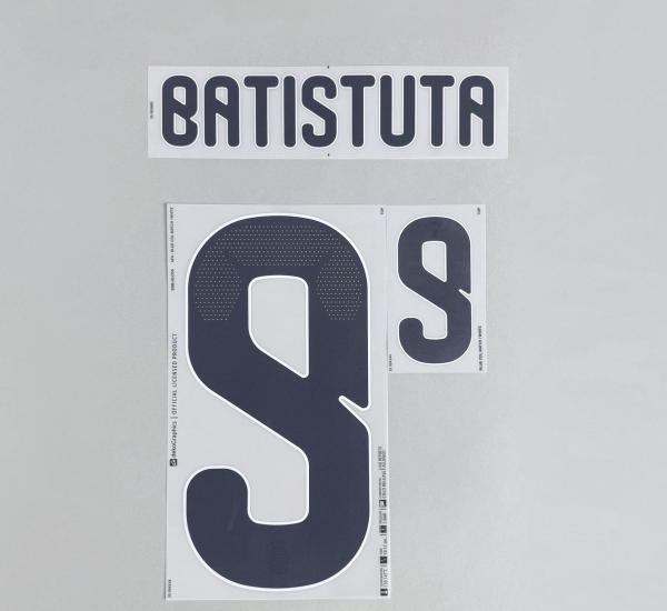 BATISTUTA #9 Argentina 2026 World Cup Home Football Soccer Name & Number Set