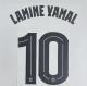 LAMINE YAMAL #10 FC Barcelona 2025-26 Away UCL Football Soccer Name & Number Set