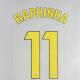 RAPHINHA #11 FC Barcelona 2025-26 Home & Fourth Away La Liga Football Soccer Name & Number Set