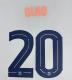 OLMO #20 FC Barcelona 2025-26 Third Away UCL Football Soccer Name & Number Set