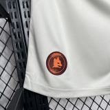 Roma Soccer Jersey Away Custom Shorts 2024/25