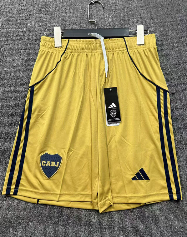 Boca Juniors Soccer Jersey Away Custom Shorts 2025/26