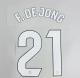 F. DE JONG #21 FC Barcelona 2025-26 Third Away UCL Football Soccer Name & Number Set