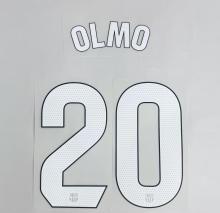 OLMO #20 FC Barcelona 2025-26 Third Away La Liga Football Soccer Name & Number Set