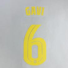 GAVI #6 FC Barcelona 2025-26 Home & Fourth Away UCL Football Soccer Name & Number Set
