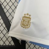 Argentina Soccer Jersey Home Shorts 2024