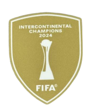 2025-26 Real Madrid Football Intercontinental Champions 2024 FIFA Patch Badge (PVC)