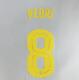 PEDRI #8 FC Barcelona 2025-26 Home & Fourth Away UCL Football Soccer Name & Number Set