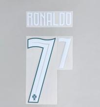 Ronaldo #7 Portugal 2026 World Cup Home Football Soccer Name & Number Set