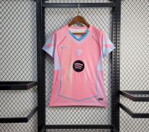 Barcelona Soccer Jersey Women's Pink Special Edition Custom Shirt 2025/26
