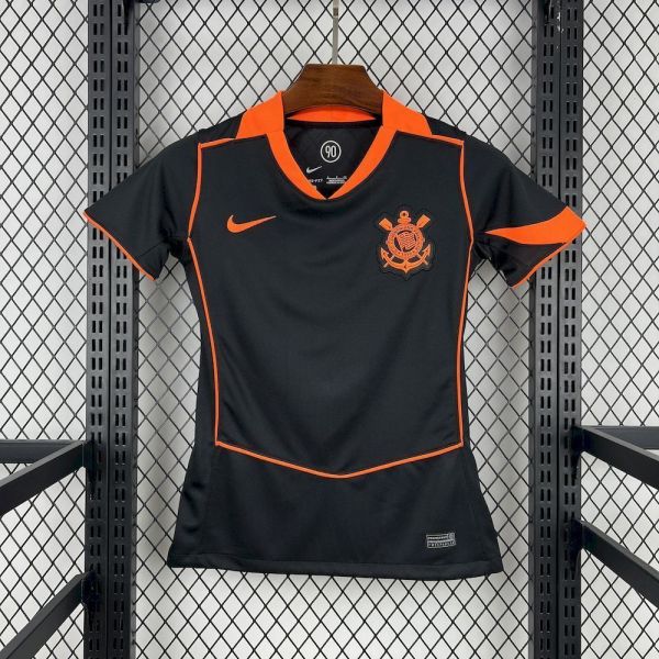 Corinthians Soccer Jersey Third Away Women's Custom Shirt 2025-26