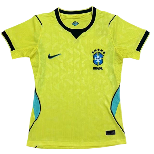 Brazil Soccer Jersey Women's Home Custom Shirt World Cup 2026