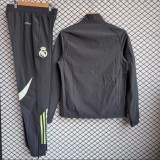 Real Madrid Windbreaker With Pants Gray 2025-26