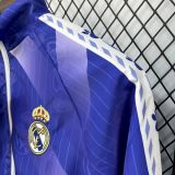 Real Madrid Retro Reversible Double-Sides Windbreaker Jacket 1996-97