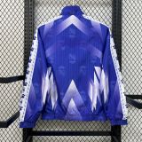 Real Madrid Retro Reversible Double-Sides Windbreaker Jacket 1996-97