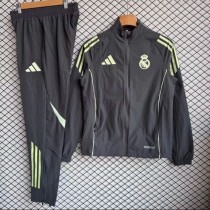 Real Madrid Windbreaker With Pants Gray 2025-26