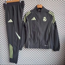 Real Madrid Windbreaker With Pants Gray 2025-26