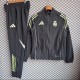Real Madrid Windbreaker With Pants Gray 2025-26