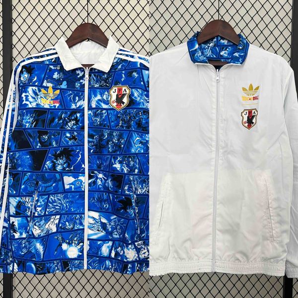 Japan Reversible Double-Sides Windbreaker Jacket White&Blue 2024