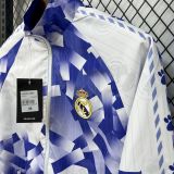 Real Madrid Retro Reversible Double-Sides Windbreaker Jacket 1996-97