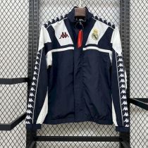 Real Madrid Windbreaker Jacket x Kappa OG Style Navy 2025-26
