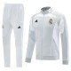 Real Madrid Training Kit (Jacket+Pants) White&Grey 2025/26