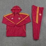 Arsenal UPB Hoodie Training Kit (Jacket+Pants) Red 2025/26