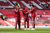 Arsenal Terrace Icons Training Kit (Jacket+Pants) Red 2025/26