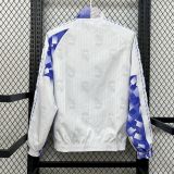 Real Madrid Retro Reversible Double-Sides Windbreaker Jacket 1996-97