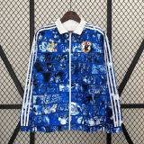 Japan Reversible Double-Sides Windbreaker Jacket White&Blue 2024