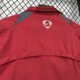 Arsenal Retro Windbreaker Jacket Red 2005/06